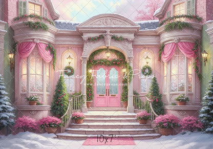 Rose Victorian Christmas - With Sweep Option