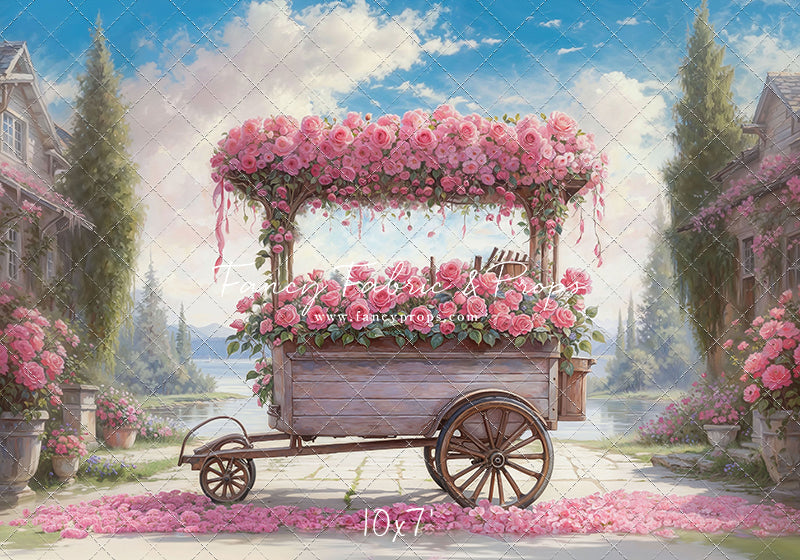 Rosy Blossom Cart - With Sweep Option