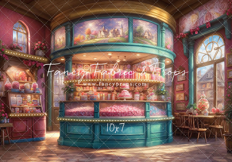 Sweet Tart Hearts with Candy Floor - With Sweep Option