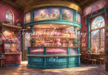 Sweet Tart Hearts with Candy Floor - With Sweep Option