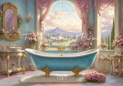 Tuscan Villa Powder Parlor - With Sweep Option