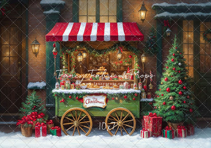 Yuletide Treats Cart - With Sweep Option