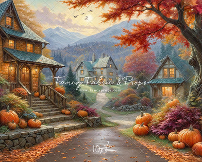 Autumn Village Vista - With Sweep Option
