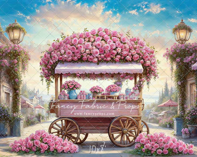 Blushing Bloom Cart - With Sweep Option