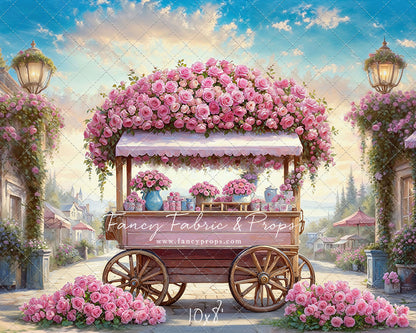 Blushing Bloom Cart - With Sweep Option