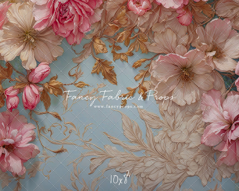 Blushing Petal Tapestry - Horizontal Only