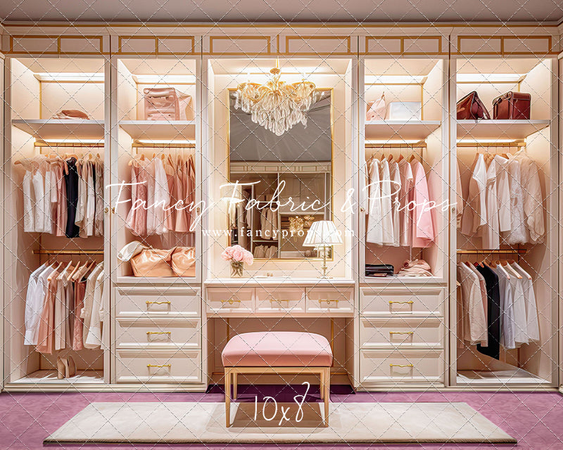 Boss Babe Closet - Pink Carpet - With Sweep Option