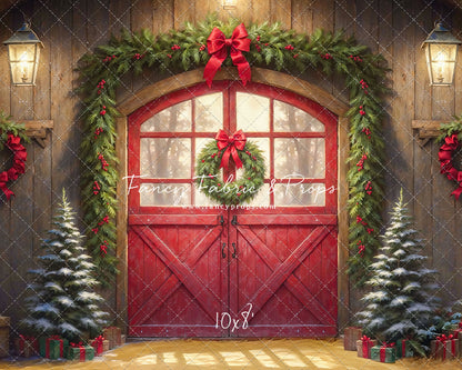 Christmas At The Red Barn - Straw Floor - with Sweep Option
