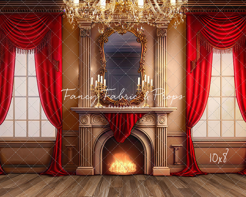 Cozy Up By The Fire - Wood Floor Option - with Sweep Option