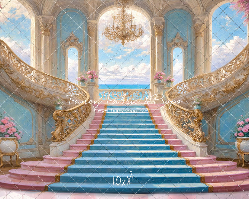 Enchanting Pastel Staircase - With Sweep Option