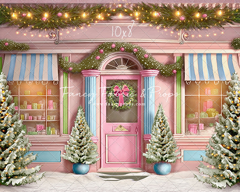 Frosty Sweet Shop - Pink & Blue - with Sweep Option