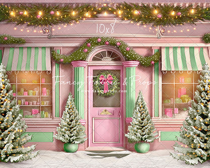 Frosty Sweet Shop - Pink & Green - with Sweep Option