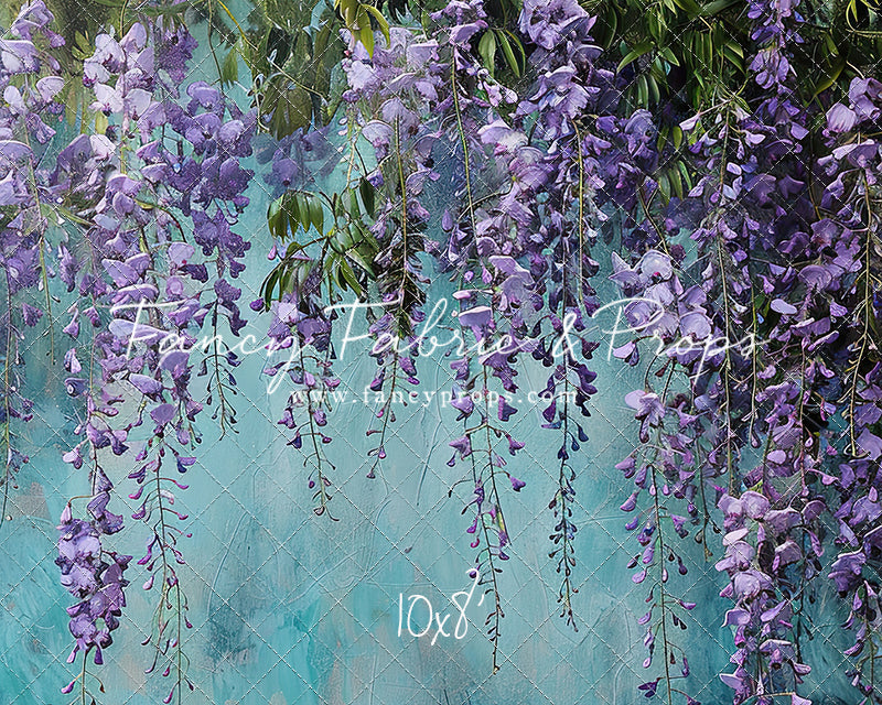 Painted Blue Wisteria