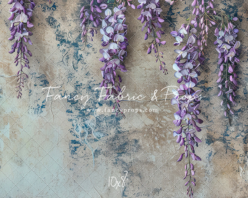 Painted Floral Lavender Wisteria
