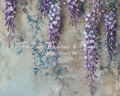 Painted Floral Lavender Wisteria