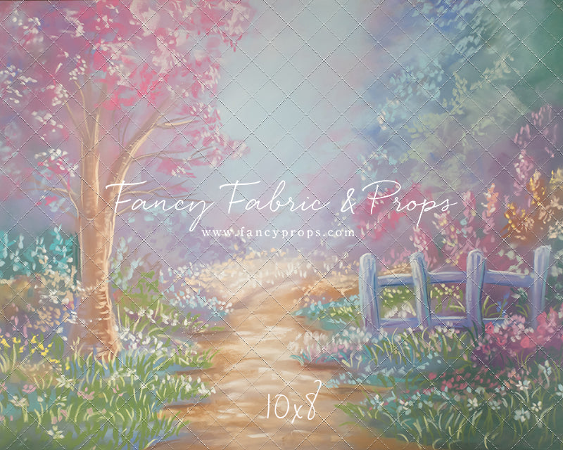 Pastel Garden Pathway - With Sweep Option
