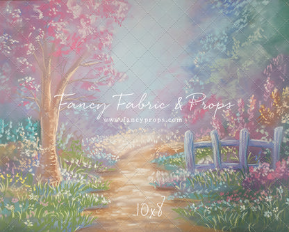 Pastel Garden Pathway - With Sweep Option
