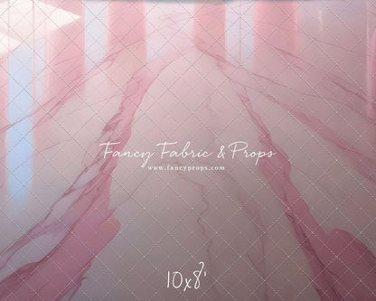 Pastel Pink Marble Mat Floor