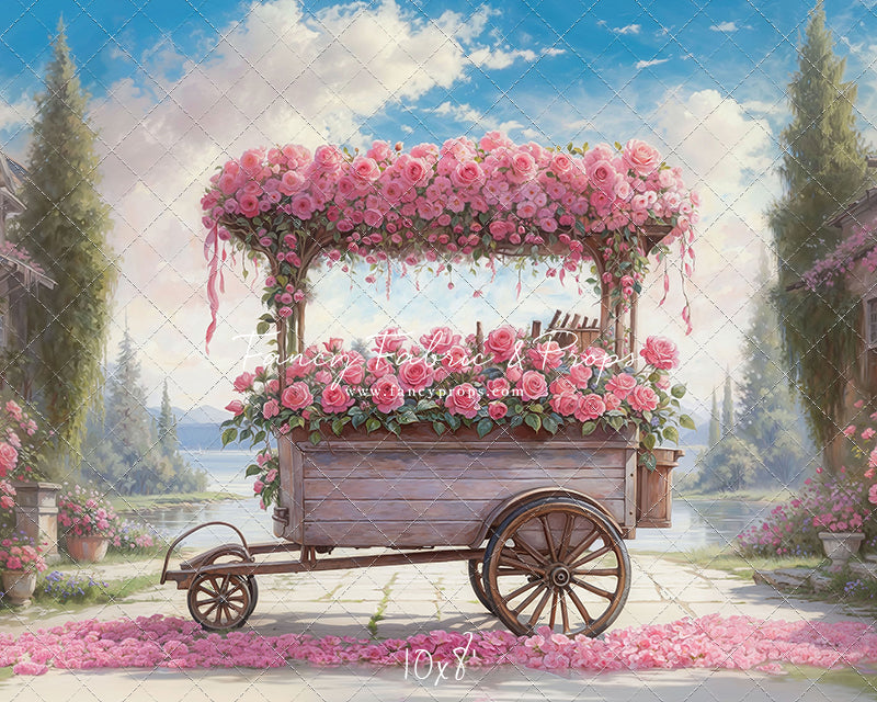 Rosy Blossom Cart - With Sweep Option