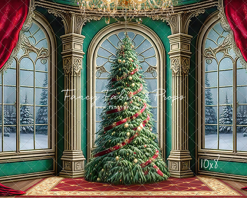 Royal Christmas Tree - Wood Floor Option - with Sweep Option