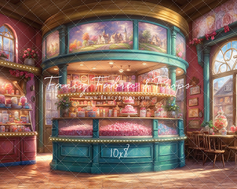 Sweet Tart Hearts with Tile Floor - With Sweep Option