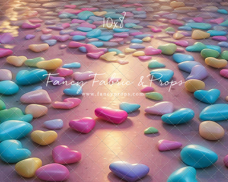 Sweet Tart Hearts Candy - Floor