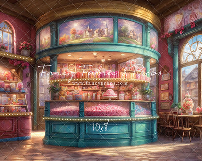 Sweet Tart Hearts with Candy Floor - With Sweep Option