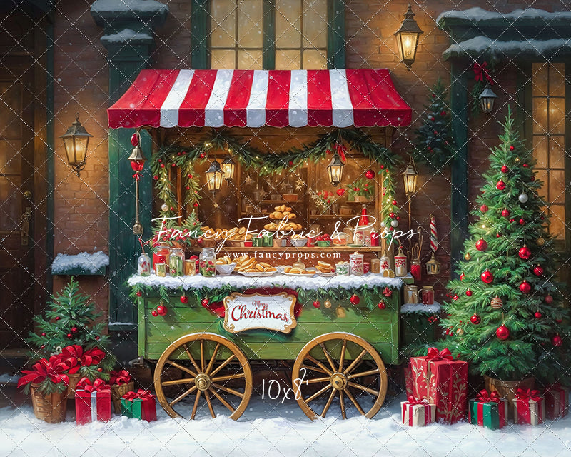 Yuletide Treats Cart - With Sweep Option