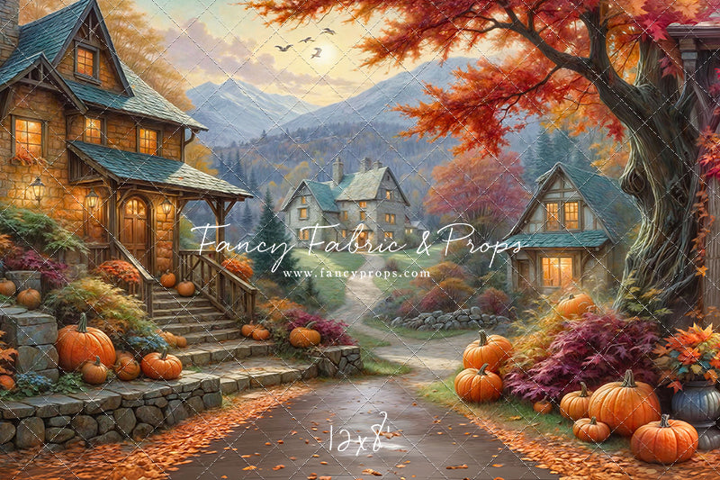 Autumn Village Vista - With Sweep Option