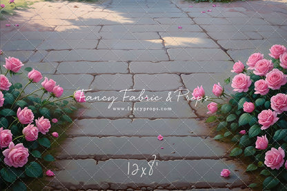 Blushing Blooms Pathway Mat Floor