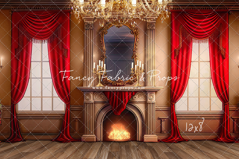 Cozy Up By The Fire - Wood Floor Option - with Sweep Option