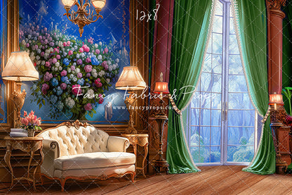 Elegant Lounge - Green - With Sweep Option