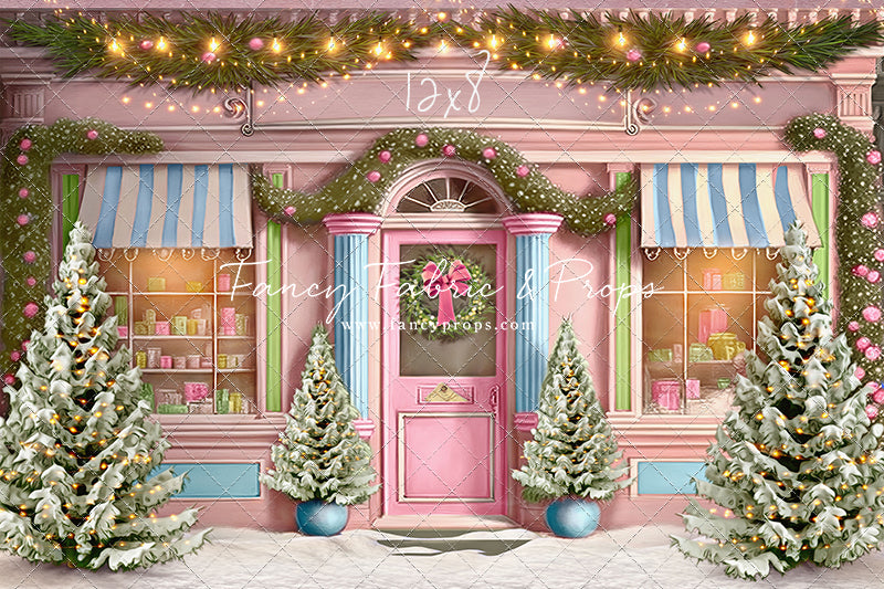 Frosty Sweet Shop - Pink & Blue - with Sweep Option