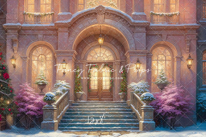 Glistening Snowy Entry Room