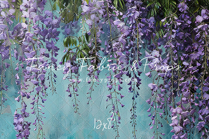 Painted Blue Wisteria