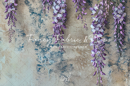 Painted Floral Lavender Wisteria