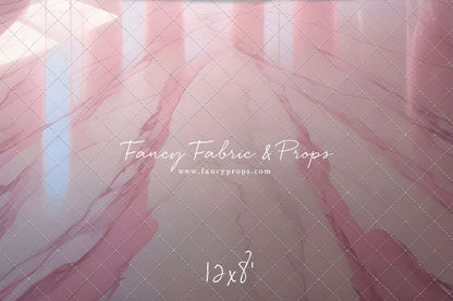 Pastel Pink Marble Mat Floor