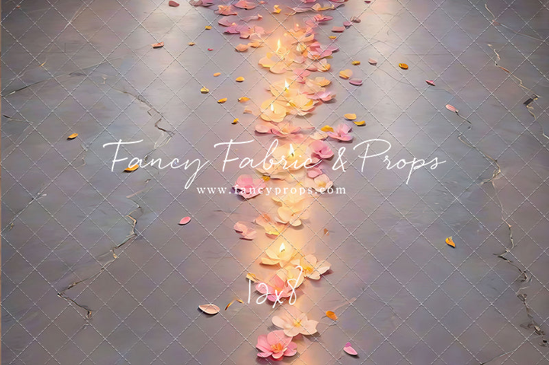 Path of Petals Concrete Floor