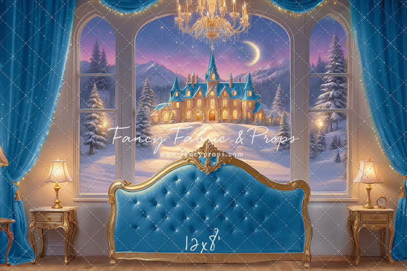 Holiday Fairytale Slumber - Blue  - With Sweep Option