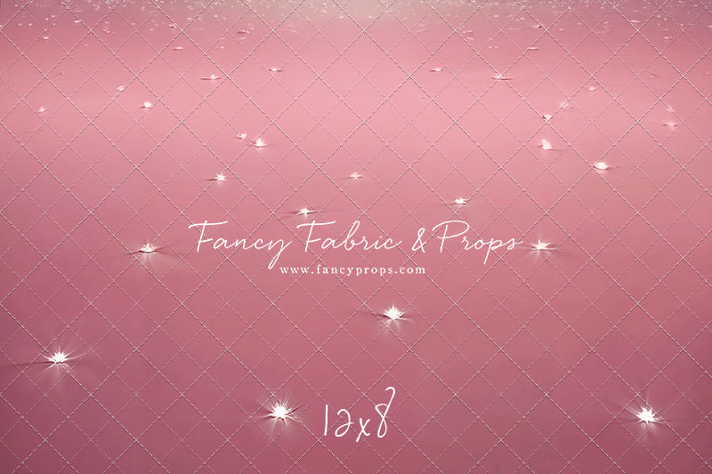 Rhinestone Rose Carpet Mat Floor