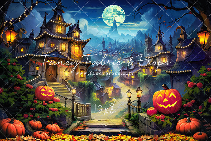 Spooky Town- With Lights - With Sweep Option