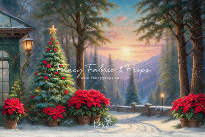 Sunset on Yuletide Lane - With Sweep Option