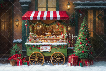 Yuletide Treats Cart - With Sweep Option