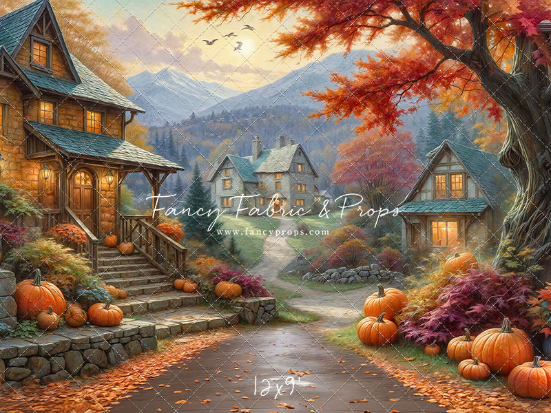 Autumn Village Vista - With Sweep Option