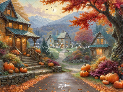 Autumn Village Vista - With Sweep Option