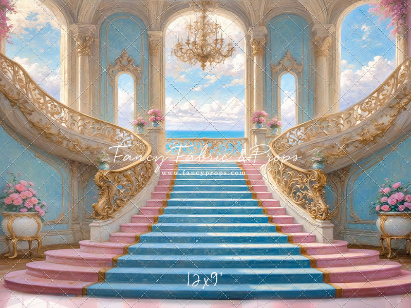 Enchanting Pastel Staircase - With Sweep Option