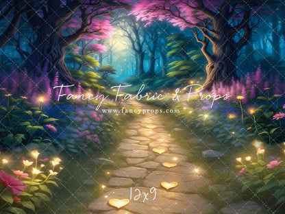 Fairy Valentine Forest - With Sweep Option