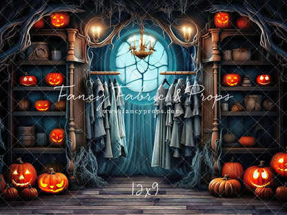 Haunted Wardrobe -Grey Floor - With Sweep Option