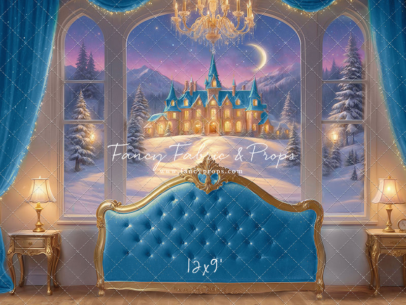 Holiday Fairytale Slumber - Blue  - With Sweep Option