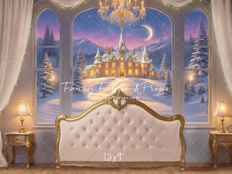 Holiday Fairytale Slumber - White  - With Sweep Option